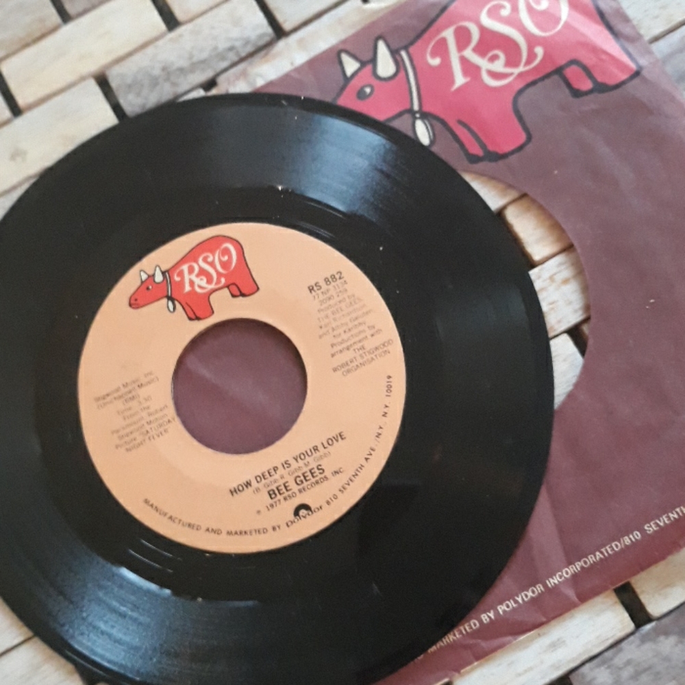 Bee Gees How Deep Is Your Love 45 record